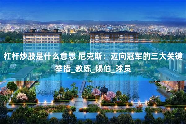 杠杆炒股是什么意思 尼克斯：迈向冠军的三大关键举措_教练_锡伯_球员